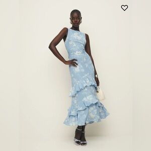 Reformation Magnus Dress in Patience Blue